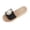 11#Black, variant on Women's Floral Embellished Slide Sandals, Open-Toe Corduroy Flat Slippers, Comfortable All-Match Summer Beach Footwear