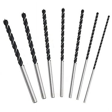 7Pcs Extra Long Wood Drill Bit Set 12 Inch 300mm Bits DIY Woodworking Tool Spiral