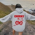 thumbnail image 6 of Women's Oversized Sweatshirts Letter Print Hoodies Fall Long Sleeve Sweaters Pullover Y2k Clothes, 6 of 7