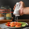 thumbnail image 2 of Uervoton Salt Shaker Dispenser, Precise Quantitative Seasoning Bottle, Press Once to Accurately Sprinkle 0.5 Grams of Measuring Salt Shaker Suitable for Family Picnic Cooking and Camping (180 ml), 2 of 5