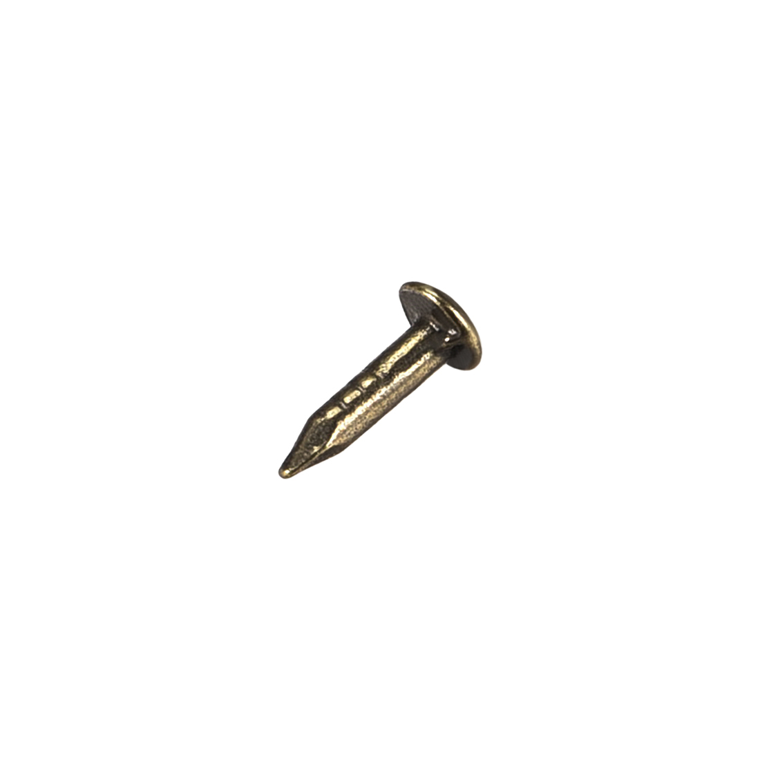 Unique Bargains 1x6mm Tiny Nails Carbon Steel Copper Plating Bronze 200 Pack