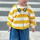 thumbnail image 2 of Sudadera para niños, Top a rayas con estilo, jersey de cuello redondo, camisa para niños, ropa de bebé recién llegada de primavera 2023, 2 of 4