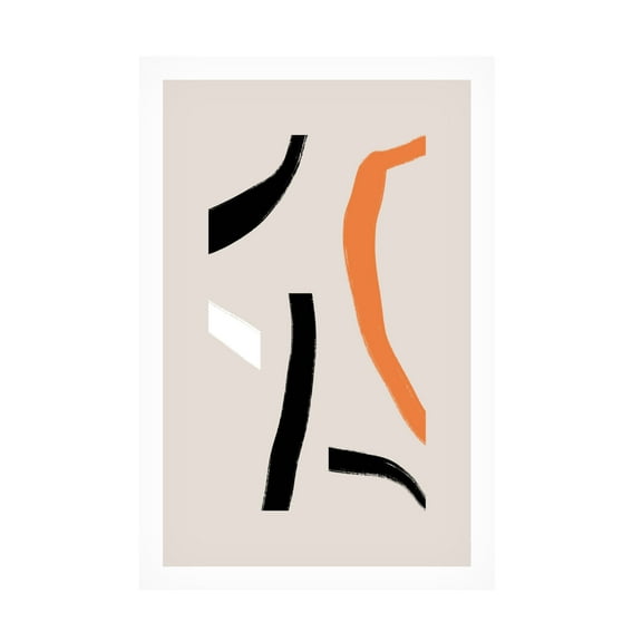 Trademark Fine Art uplusmestudio Cropped Shapes Canvas Wall Art