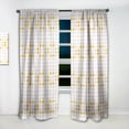 thumbnail image 2 of Designart 'Pastel Circular Retro Pattern III' Mid-Century Modern Curtain Panel, 2 of 5