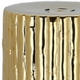 thumbnail image 3 of Safavieh Bamboo Texture Indoor/Outdoor Garden Patio Stool, Gold, 3 of 4
