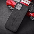 thumbnail image 1 of Funda dura de cuero para iphone, carcasa de marca de lujo estilo hip hop clásico para iphone 13, 12, 11, 14 Pro, 7, 8 Plus, X, XS, XR, MAX, SE MiNi, 6, 6S Fivean unisex, 1 of 2