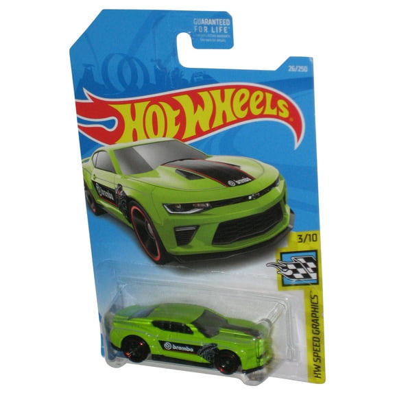 Hot Wheels HW Speed Graphics 3/10 (2017) Green '18 Camaro SS Car 26/250