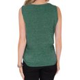 thumbnail image 4 of keepw Débardeur Sans Manches pour Femmes Col en V Boutons Nœud devant Vert TG, 4 of 6
