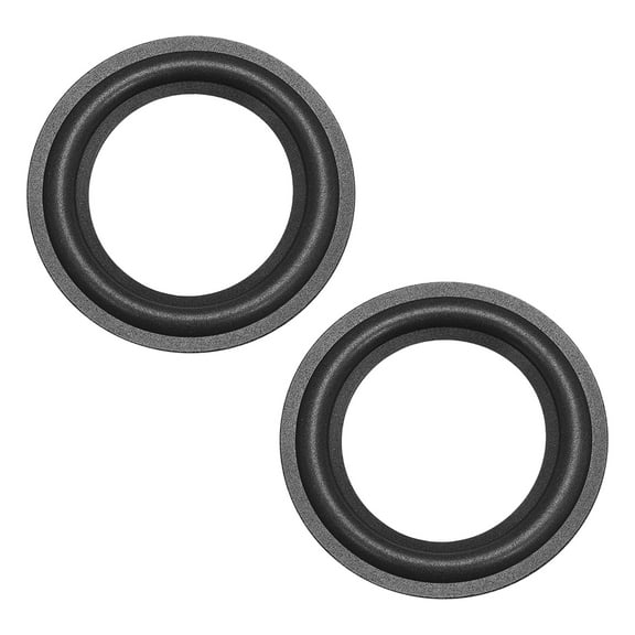 Unique Bargains 4.5" 4.5 inch Speaker Foam Edge Surround Rings Replacement for Speaker Repair or DIY 2 pcs