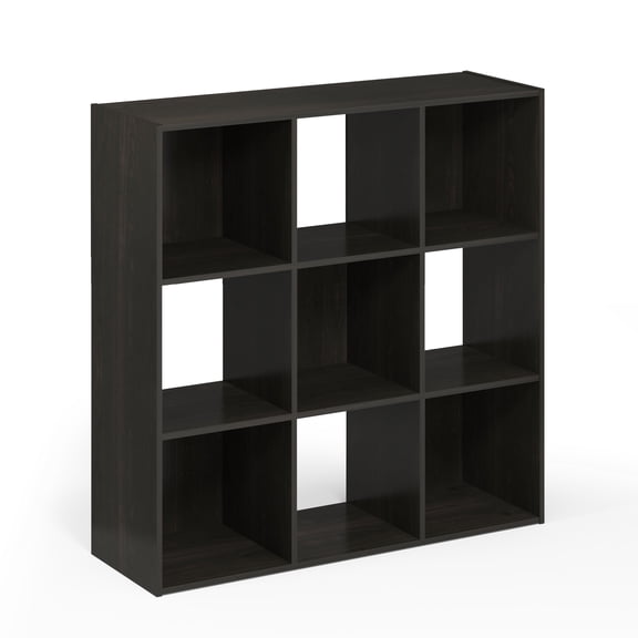 Furinno PELLI CUBIC Storage Cabinet in 3x3 in Espresso