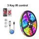 thumbnail image 1 of WS2812B Bluetooth tira de luces LED 5050 RGBW panel de control remoto + fuente de alimentación cinta diodo LED neón luz nocturna para habitación TV Dengxun unisex, 1 of 2