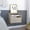 Gray, variant on Bedside Nightstands, Boa Floating Nightstand , End Table, Side Table Wall-Mounted Single Drawer Design with Handle- Black - Bedroom, Black Wooden Nightstands,Particle Board Nightstands With Storage