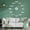 Silver,27inch, variant on Angel Wings With Number Modern DIY Large Wall Clocks Bird Wings Nursery Kid Room Decorative Minimalist Big Frameless Wall Watch(Silver,27inch)