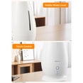 thumbnail image 6 of FOHERE 5L Ultrasonic Cool Mist Tower Humidifier, Smart Humidity Sensor with Remote, 48H Runtime Quiet Baby Bedroom Humidifier, Essential Oil Diffuser for Large Room Home Office, 3 Mist Speed, White, 6 of 7