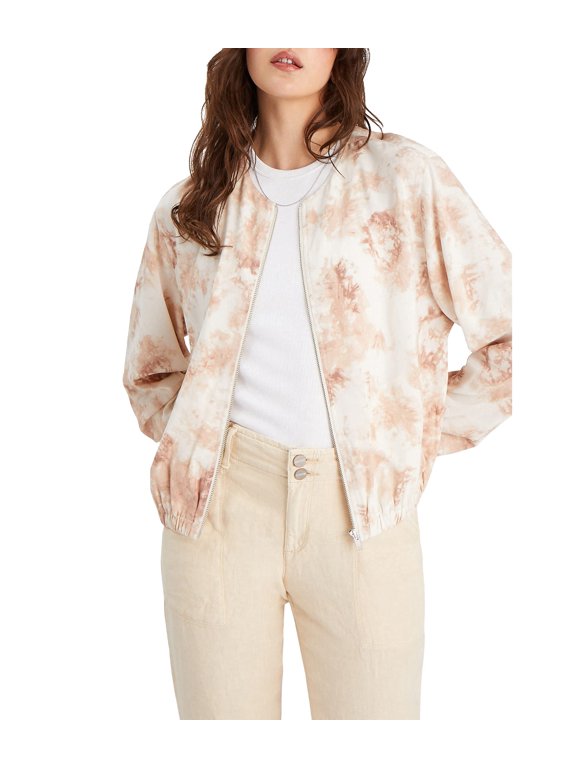 MSRP $139 Sanctuary Just Because Jacket Mojave Tie-Dye Beige Size Small