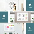 thumbnail image 6 of Magnetic Dry Erase Whiteboard - 46 x 33 Inch White Board - 4 x 3 Large Wall-Mounted Board with Silver Aluminum Frame, 1 Magnetic Eraser, 2 Pens, Detachable Marker Tray, 6 Magnets, 6 of 9