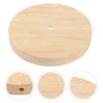 thumbnail image 4 of SHISUYAN Table Lamp Base DIY Lamp Base Light Parts Stand Wooden Round Table Lamp Base Tabletop Light Base, 4 of 8