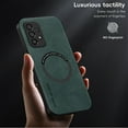 thumbnail image 4 of Mantto for Samsung Galaxy A23 4G Case Compatible with MagSafe Charging, Vegan PU Leather Slim Classic Luxury Elegant Thin Drop Protection Protective Cover for Samsung Galaxy A23 4G, Green, 4 of 9