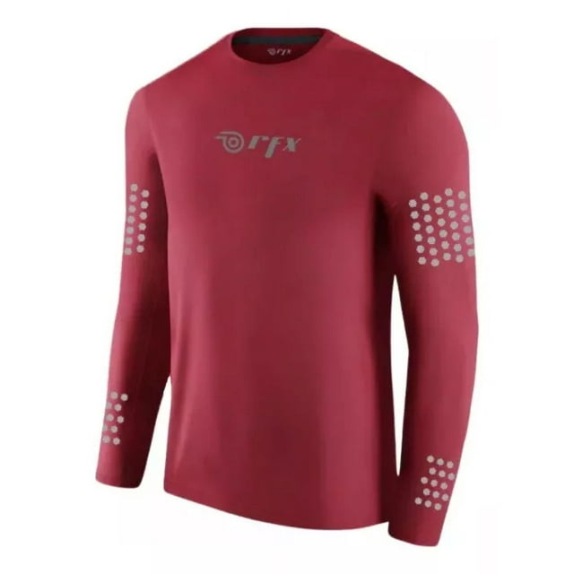 Playera Running Rfx Sport Reflejante Rojo Hombre Ts-roj-ml-c