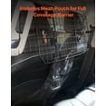 thumbnail image 3 of VEVOR Dog Car Barrier, 35.4in.-60.6in. Adjustable Car Divider for Front Seat Installation, Universal-Fit Heavy-Duty Wire Mesh Dogs Separator Guard Net, Vehicle Pet Barrier for Sedans, Trucks, 3 of 9
