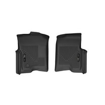 Husky Liners 55901 X-Act Contour Front Floor Liners Fits 2004-2008 Ford F150 Regular Cab SuperCab SuperCrew & 2006-2008 Lincoln Mark LT w/o Manual Transfer Case Shifter 2 Pc Black