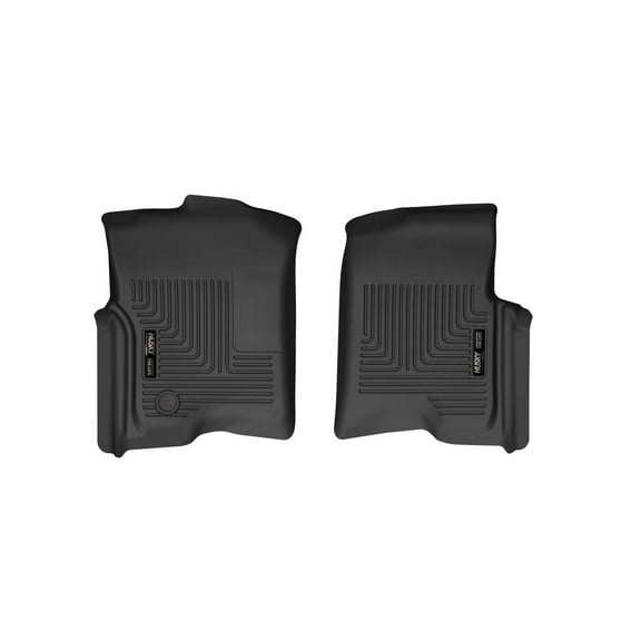 Husky Liners 55901 X-Act Contour Front Floor Liners Fits 2004-2008 Ford F150 Regular Cab SuperCab SuperCrew & 2006-2008 Lincoln Mark LT w/o Manual Transfer Case Shifter 2 Pc Black