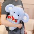 thumbnail image 3 of Valentines Plush - Elephant Stuffed Animals, 11.81 Inch Cute Rose-Bouquet Elephant Plush Toy for Holiday, Valentines Day Gifts for Girlfriend Boyfriend, 3 of 10