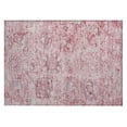 thumbnail image 2 of Addison Rugs Chantille Indoor/Outdoor Traditional Damask Pink Washable Rectangle Rug, 1'8" x 2'6", 2 of 6