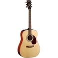 thumbnail image 2 of Cort EARTH70OP Dreadnought Acoustic Guitar Solid Spruce Top, Natural Open Pore, 2 of 3