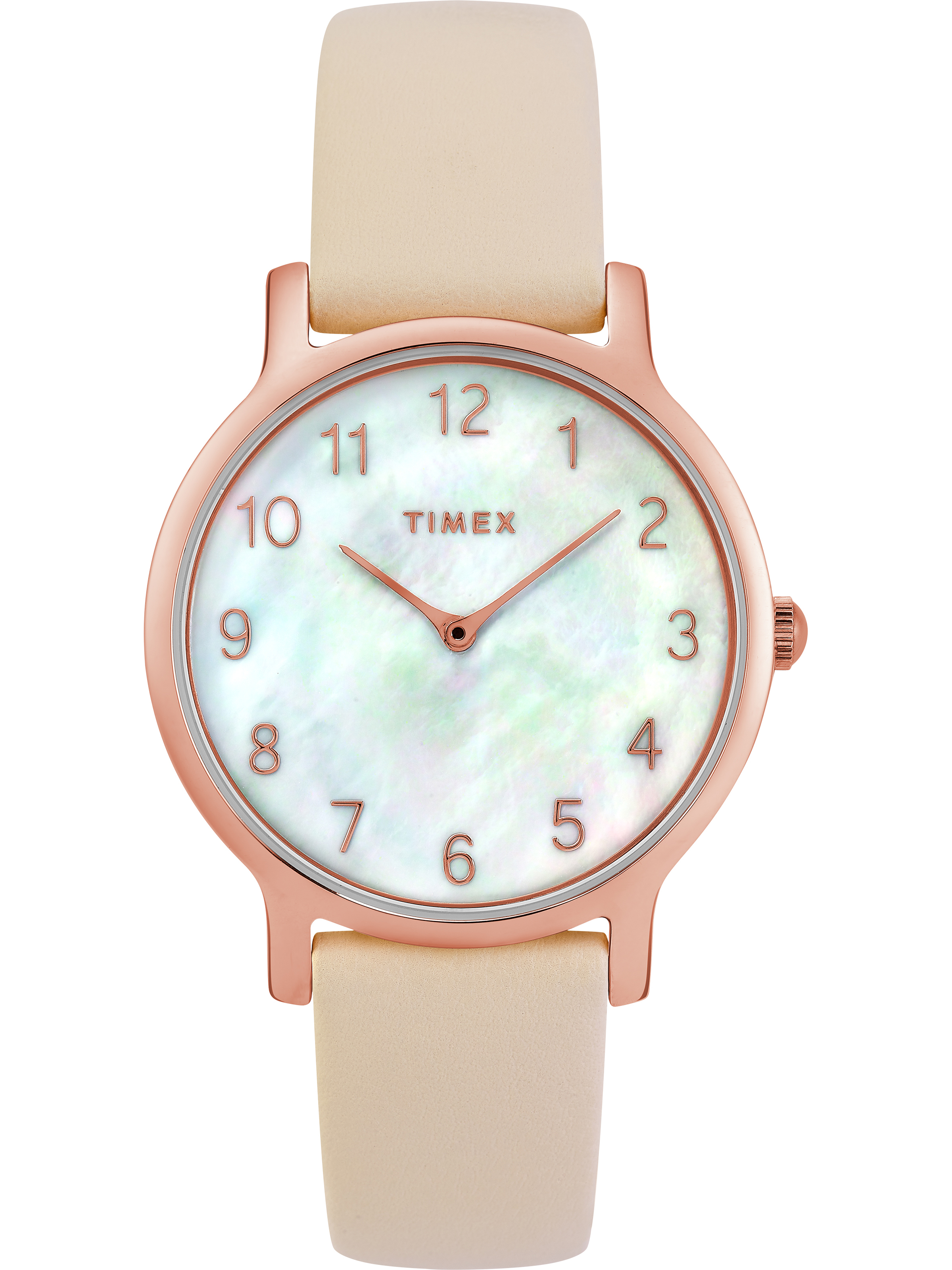 Womens Timex Briarwood Watch 40mm Gold Silver Tone Pink Leather Band New Battery Amazon.com: Timex Women main image 3