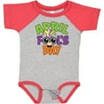 thumbnail image 3 of Inktastic April Fools Day with Funny Face Replacing O Boys or Girls Baby Bodysuit, 3 of 5