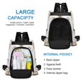 thumbnail image 6 of FORMRS Women's Travel Backpack Purse Anti-Theft Hidden Pockets Casual Shoulder Bag, Cartoon Ice Cream Pattern, 6 of 7