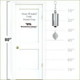 thumbnail image 7 of Woodstock Chimes Wind chimes Heroic Windbell Harbor Gray Size: 6 inchL x 6 inchW x 40 inchH., 7 of 7