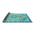 thumbnail image 2 of Ahgly Company Indoor Square Abstract Light Blue Modern Area Rugs, 3' Square, 2 of 4