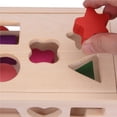 thumbnail image 4 of stanreset Wooden Stacking Train Building Block Toys Kids Cube Activity Toy Educational Wooden Cube Learning Toys, 4 of 6