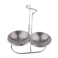 thumbnail image 4 of Home Kitchen Spoon Rest Holder Sunnimix Acero inoxidable tazones redondos dobles, 4 of 5