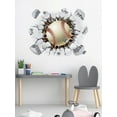 thumbnail image 3 of 2Pcs 3D Wall Sticker Wall Decal Diy Self Sticky Home For Boys Rooms Nurseries Children Rooms Game Rooms Baseball Home Decor, 3 of 6