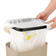 thumbnail image 4 of Nine Stars 3-Gallon Motion Sensor Automatic Bathroom Trash Can, Plastic, Almond Biscuit, 4 of 8