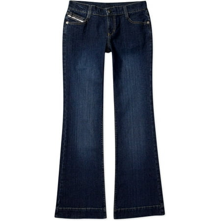No Boundaries - Juniors' Glitter-Pocket Bootcut Jeans - Walmart.com