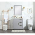 thumbnail image 6 of 30 inch single bathroom vanity in grey with backsplash, 6 of 8