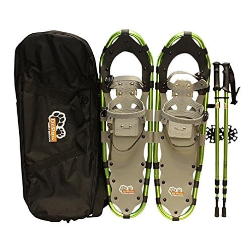 New MTN-G MTN Extreme Lightweight All Terrian Man Woman Kid Teen Snowshoes +Pole + Free Bag (30inch) by MTN Snowshoes