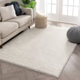 thumbnail image 1 of Well Woven Solid Color Ivory Soft Shag Area Rug 9x13 (9'3" x 12'6"), 1 of 7