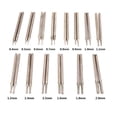 thumbnail image 4 of SENRISE Diamond Coated Glass Tile Jewellery Drill Bits Marble Drill Bits Silver 1.1mm, 4 of 5