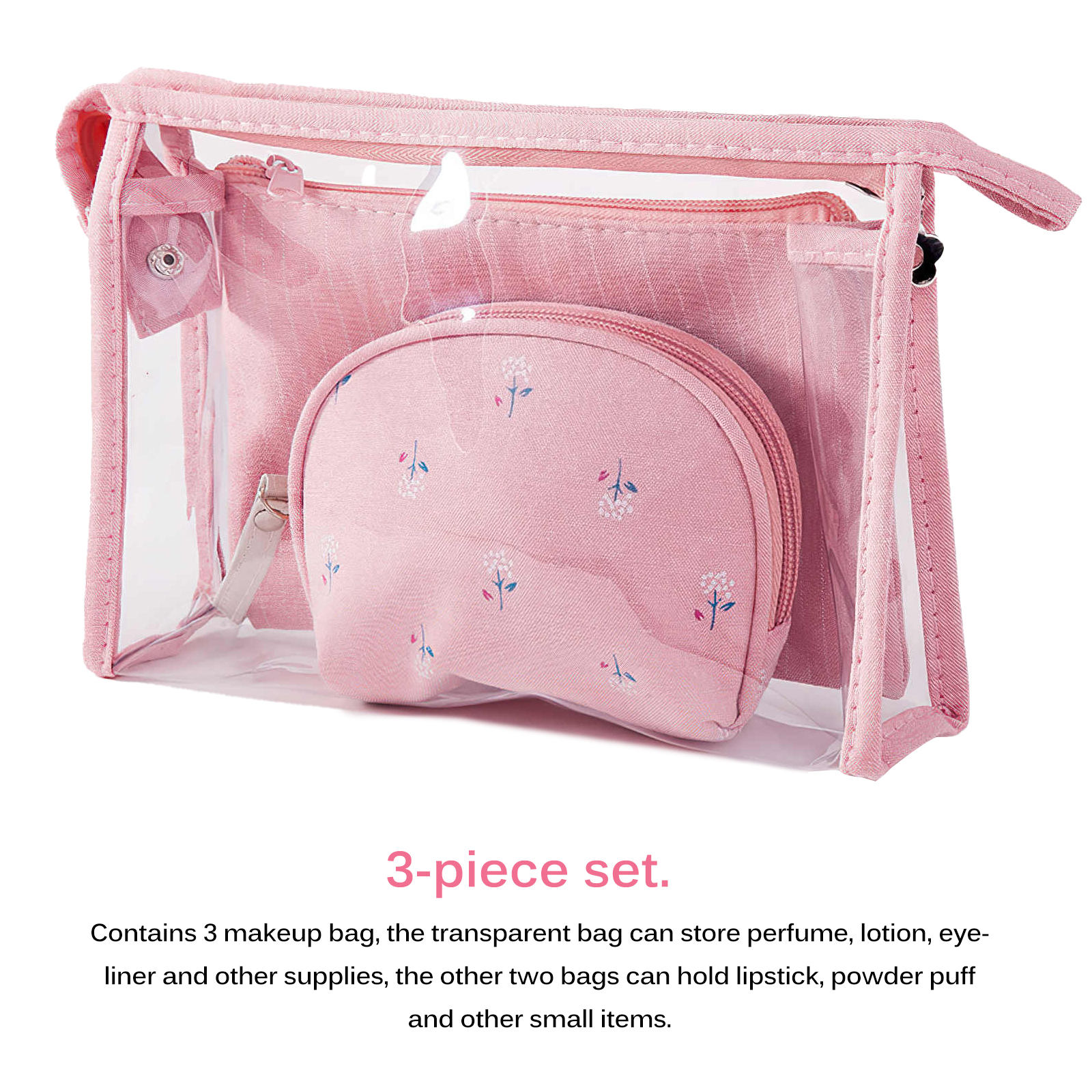 makeup bolsa set of 3