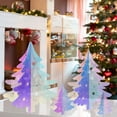 thumbnail image 4 of Christmas Colorful Acrylic Christmas Tree Festival Decoration Mirror Ornament Christmas Gift, 4 of 8