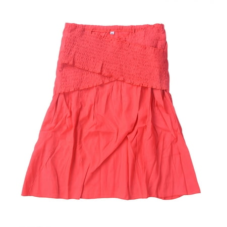 

Seyurigaoka Womens Sexy Strapless Bandeau Boob Tube Tops Ladies Summer Casual