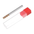 thumbnail image 3 of Uxcell 4mm x 12mm x 4mm x 50mm AlTiN Coated Carbide 4 Flutes Square End Mill Milling Cutter, 3 of 5