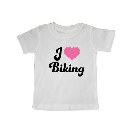 

Inktastic Cycling I Love Biking Gift Baby Girl T-Shirt