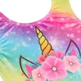 thumbnail image 5 of 2Pcs Gymnastics Leotards Dancewear for Little Girls Toddler Teenager Sleeveless Sparkly Dance Unitard Biketard with Hairband Size 3-12 Years, 5 of 7