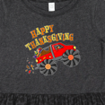 thumbnail image 4 of Inktastic Happy Thanksgiving Monster Truck with Turkey and Food Girls Toddler Dress, 4 of 5